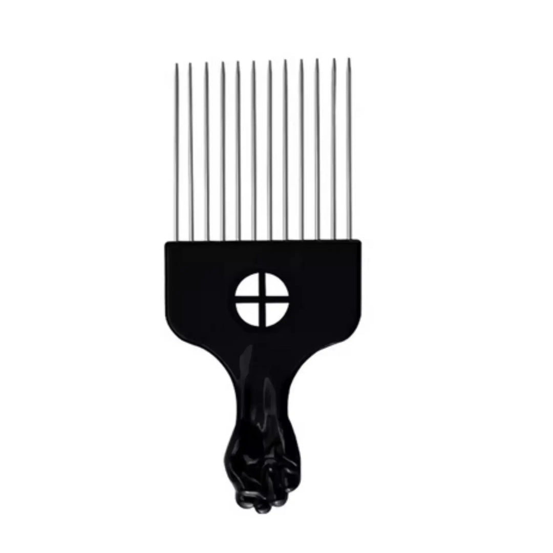 styling afro kam metall bred Klipp&Trim
