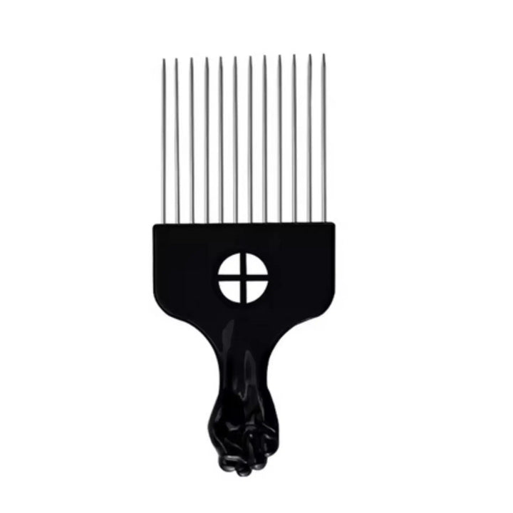 styling afro kam metall bred Klipp&Trim