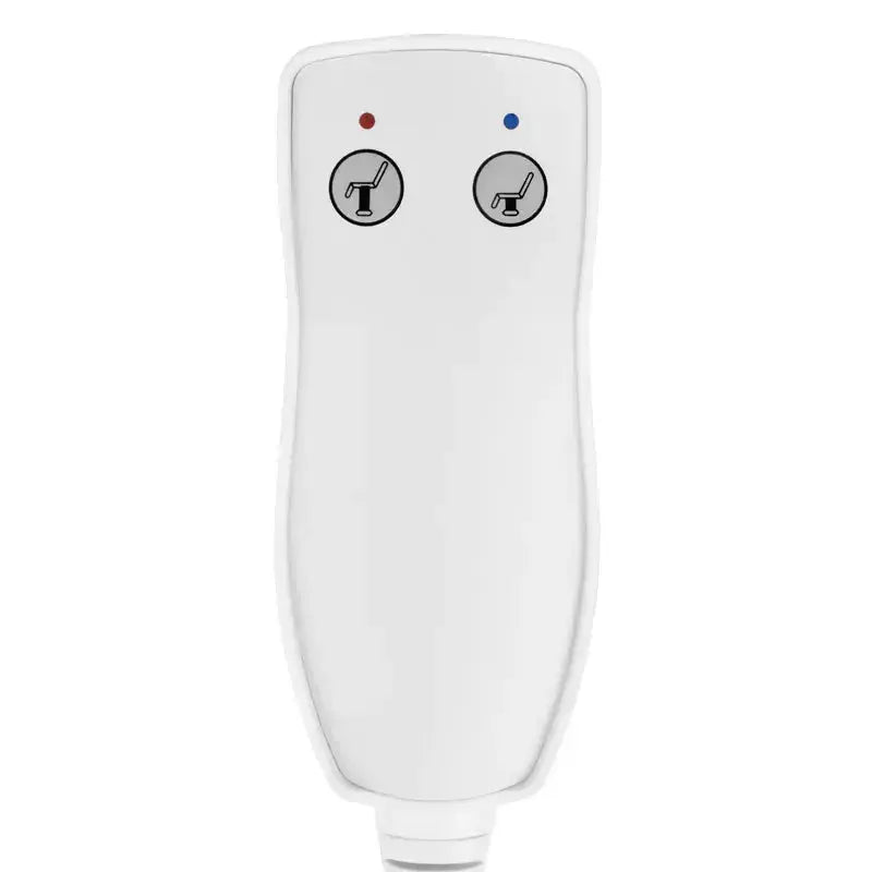 Electric bed massage azzurro 1 force. White BarberCity