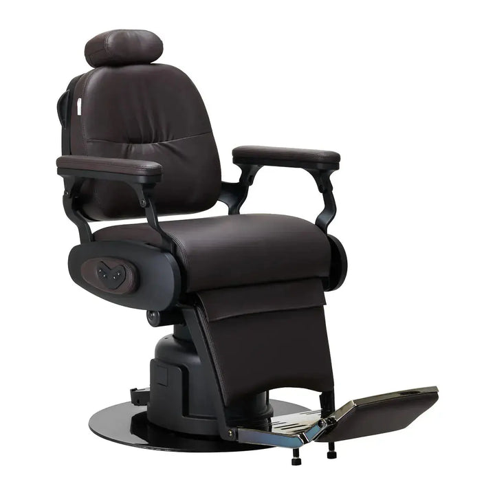 Duke Electric Barber Chair Brown Gabbiano