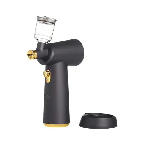 Black Airbrush Wireless Charging BarberCity