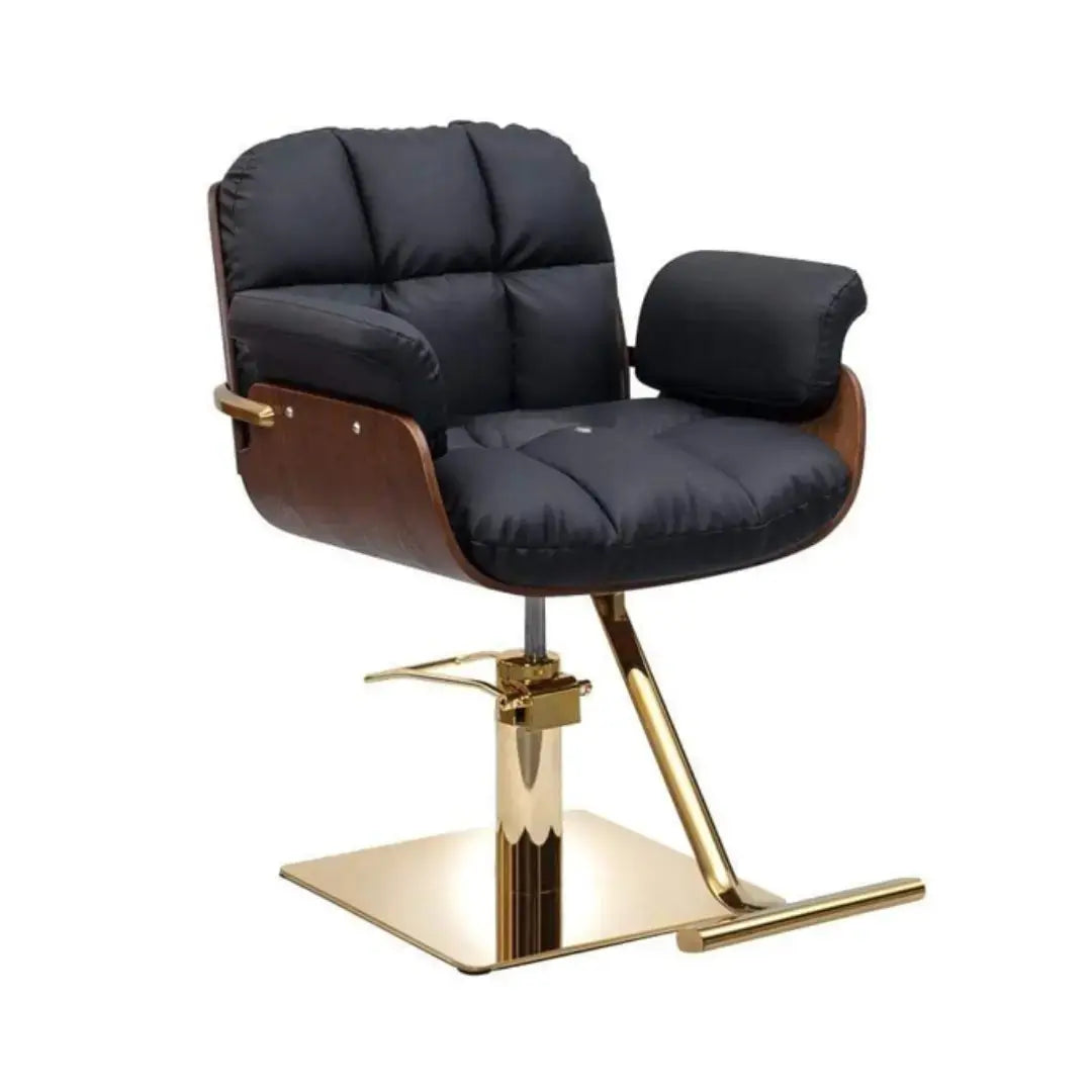 Styling Chair Black- Gold Klipp&Trim