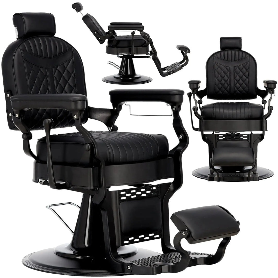 Barber chair Black-Black Klipp&Trim