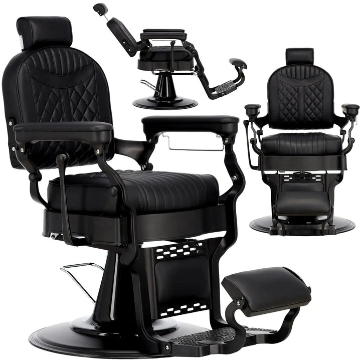 Barber chair Black-Black Klipp&Trim