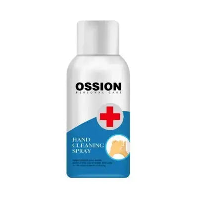 Ossion hand cleansing spray 150 ml i vit och blå sprayförpackning
