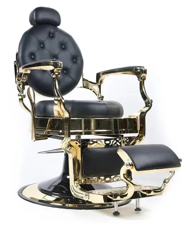 Man's Salon Chair Gold Klipp&Trim