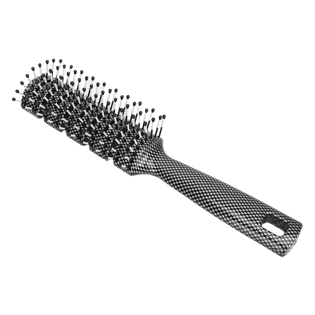 Ventilerad Frisörborste i Kolfibermönster BarberCity