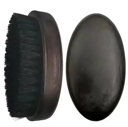 Naturlig mini skäggborste i trä Klipp&Trim
