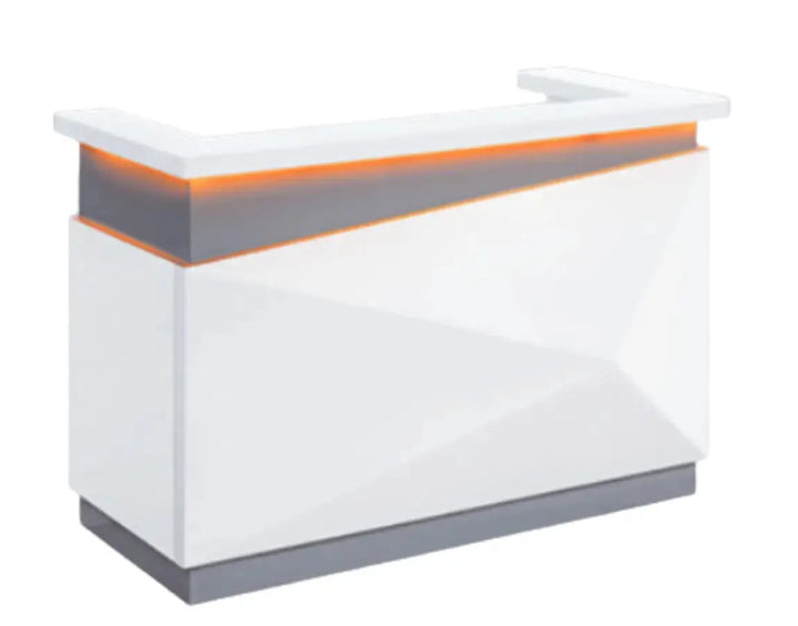 Receptionsdiskar Vit med led Klipp&Trim