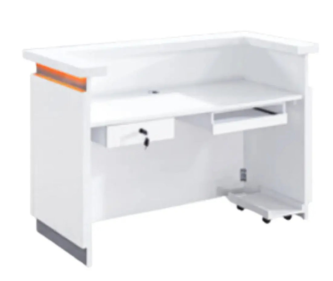Receptionsdiskar Vit med led Klipp&Trim