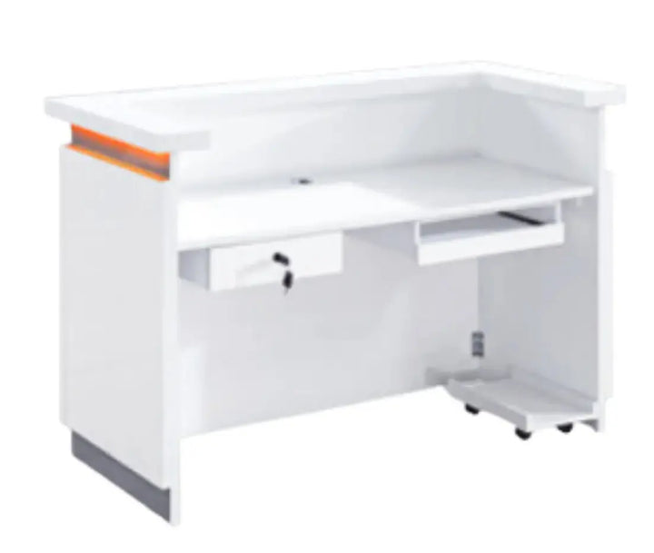 Receptionsdiskar Vit med led Klipp&Trim