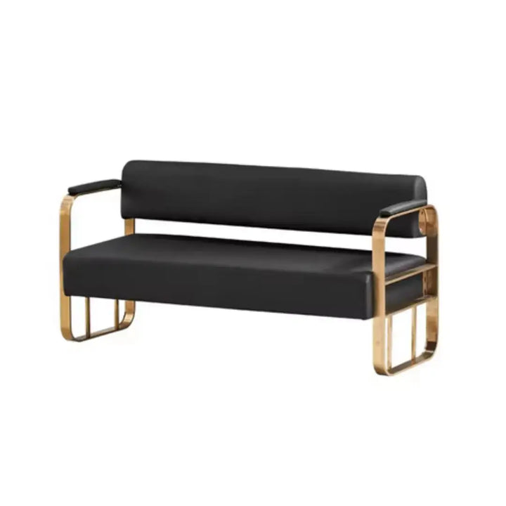 Waiting Chair Black-Gold Klipp&Trim