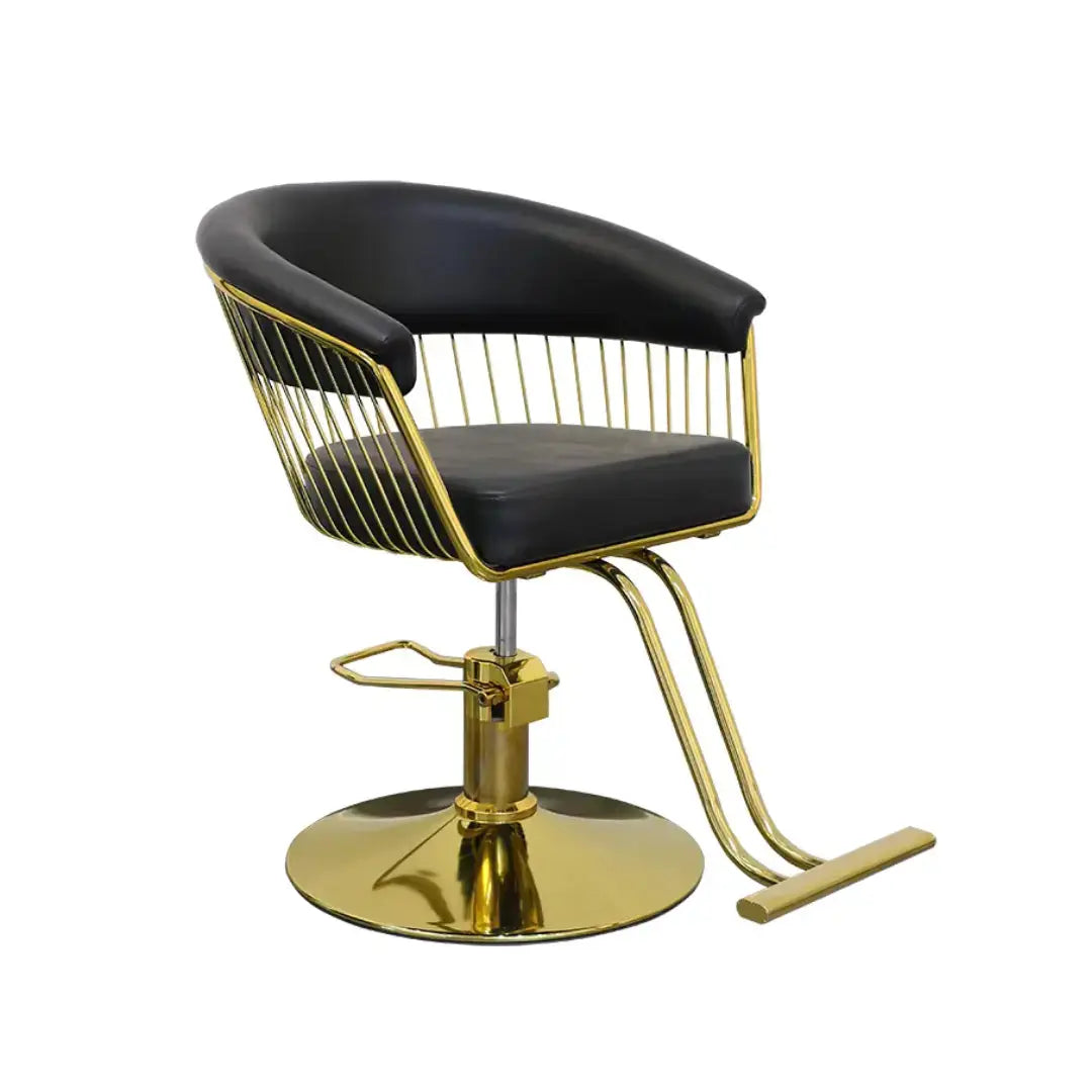 Styling Chair Black - gold Klipp&Trim