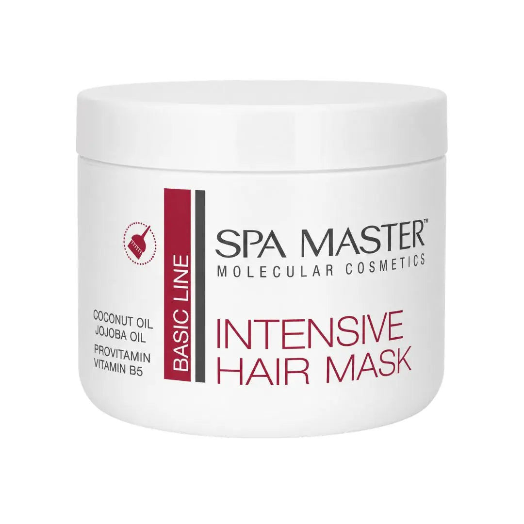 Spa Master Intensive Hair Mask 1000 ml i vit burk med röd Basic Line-etikett