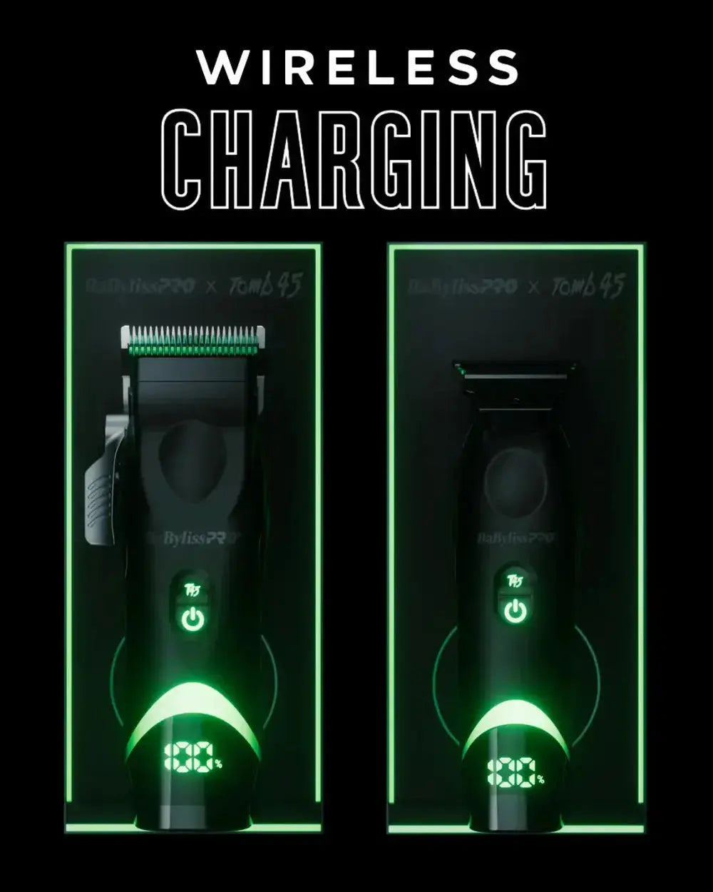BaBylissPRO® x Tomb45® Clipper trådlös laddning BaByliss