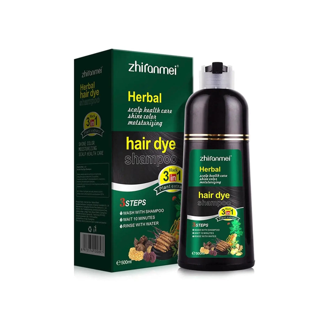Black Hair Dye Shampoo 3 i 1 500ml Klipp&Trim