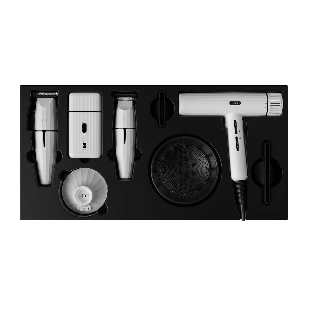JRL Ghost Collection #3 - Clipper, Trimmer, Shaver & Forte Pro Dryer JRL
