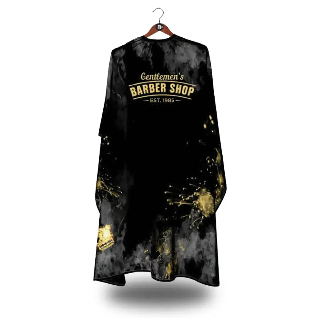 Gold Splash Cape - Klippkappa BarberCity