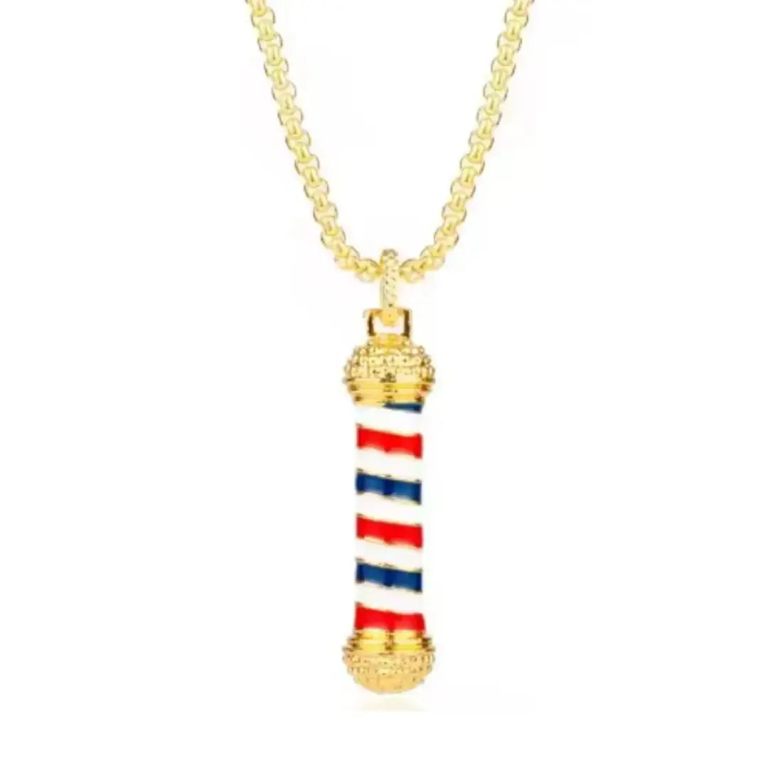 Pole hänge halsband lyxiga långa kedjan Guld Klipp&Trim