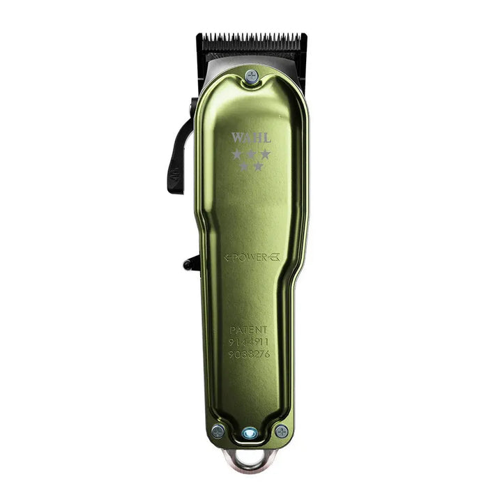 Wahl legend+ olivgrön klippmaskin med metallhölje och justeringsspak