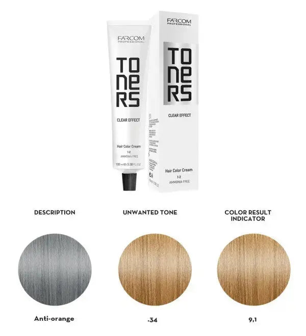 FARCOM Professional Toner Anti-Orange – 100 ml Farcom